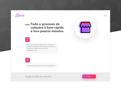 Zapay - Chatbot service app bot cashback chatbot design financial fintech money payment service startup ui ux