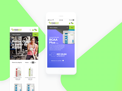 Yourbest Store - Mobile design mobile responsive store supplement ui ux