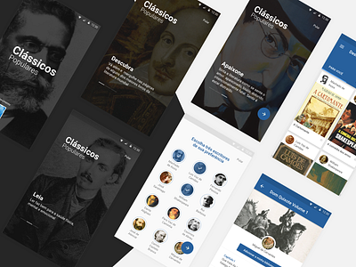Classic books app book book app classic design public startup ui ux