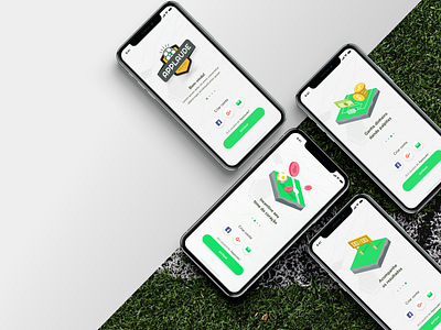 App Applaude - Onboarding app applause design donate mobile onboarding product soccer ui ux