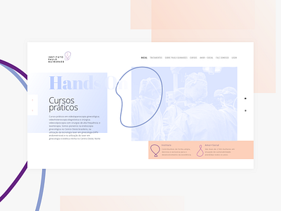 Instituto Paulo Guimarães - Website design medical site ui ux web website