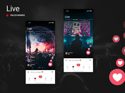 App concept Rock In Rio Festival - Live