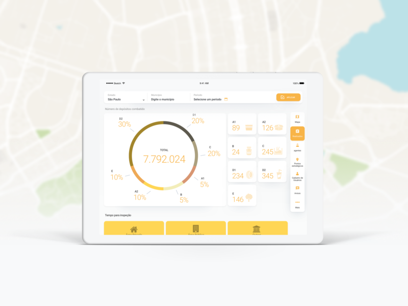 App - Dashboard and agent control analitycs app brazil control dashboard design design app health ipad mobile product productdesign ui ux