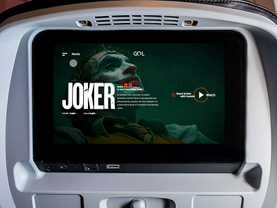 GOL Inflight Entertainment - Concept Part 2 of 2 app brazil design entertainment flight mobile movie product share together ui ux voo