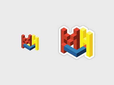MLH colors dell h hack isometric l m mlh ny primary