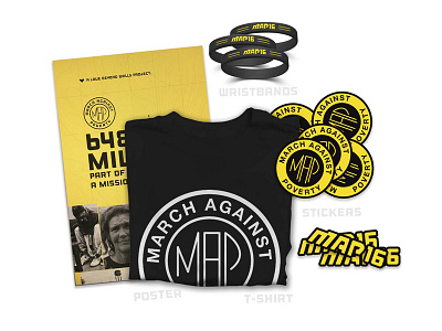 March Against Poverty badge campaign design graphic design love map march poverty stickers summer16 swag tshirt