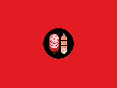 Salami ecuador icon icon design icon set iconography illustration illustration design meat quito sign
