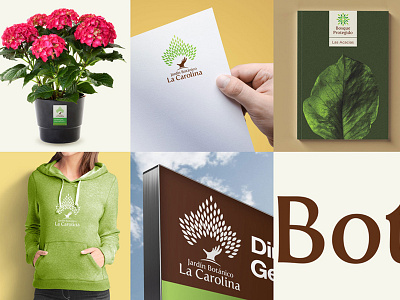 Jardín Botánico book branding ecuador garden green identity logo tree type