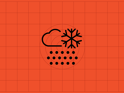Cold weather cold ecuador frost geometry icon icon a day iconography mexico pictogram quito symbol weather