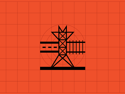 Infrastructure electricity geometry icon icon a day iconography infrastructure roads sign symbol