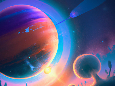 Uranus, 1st blue colorful dawn design graphic design illustration planets space