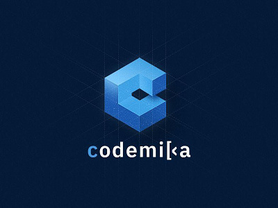 Codemika Logo brand code graphic design illustration logo symbol vector