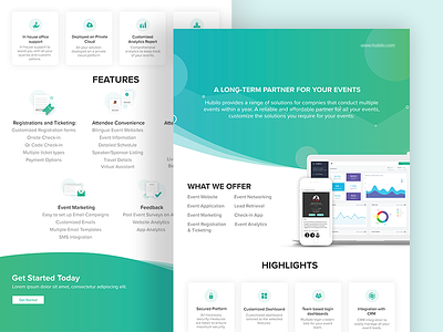 Introducing Enterprise Solution colorscheme designline event graphicicon icon indesign theme ui web webtheme