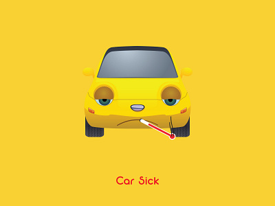 Car Sick 3d animation animation work art director branding design graphic art graphic design graphic designer illustration illustrator logo motion graphics rishimade senior graphic designer ui vector art vector artwork video editor visual pun