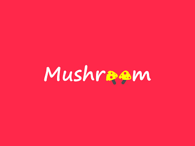 Mushroom abstract art art branding design digital art illustration illustrative art logo minimalism minimalistic mushroom mushroom art typographic design typography vector