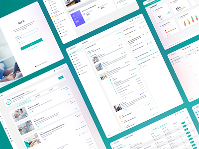 Demand dashboard for an education software component library dashboard dashboard ui design system education software hiring dashboard hiring software improve conversion ui ux