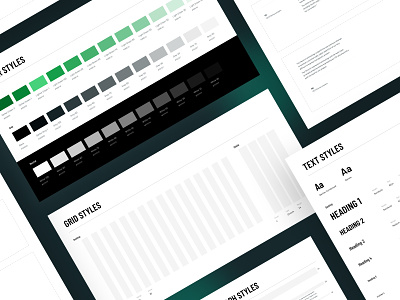 Vectron Biosolutions | Design System | Color & Grid Styles component library design language design system grid system lift agency ui
