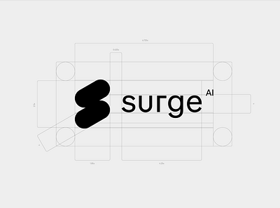 Surge AI | Visual identity | Logo design ai artificial intelligence branding design agency icon design lift agency logo design ui visual identity
