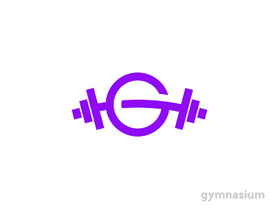 Fitness Monogram Logo abstract adobe illustrator brand identity flat logo minimal monogram design typography vector