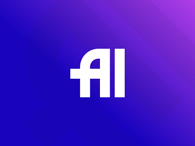 Fill Logotype abstract brand identity branding flat geometric gradient icon logo typography vector
