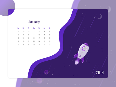 Calendar for 2019 calendar calendar 2019 calendar design design dribbble homepage