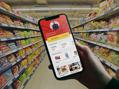 Super Indo App grocery market mobile app profile revamp shop shopping store supermarket ux