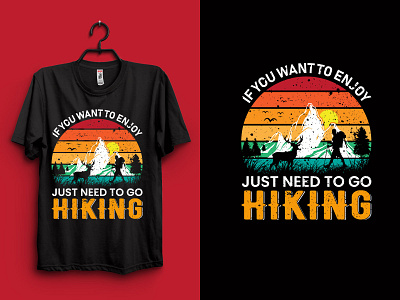 Hiking New Tshirt Design designs, themes, templates and