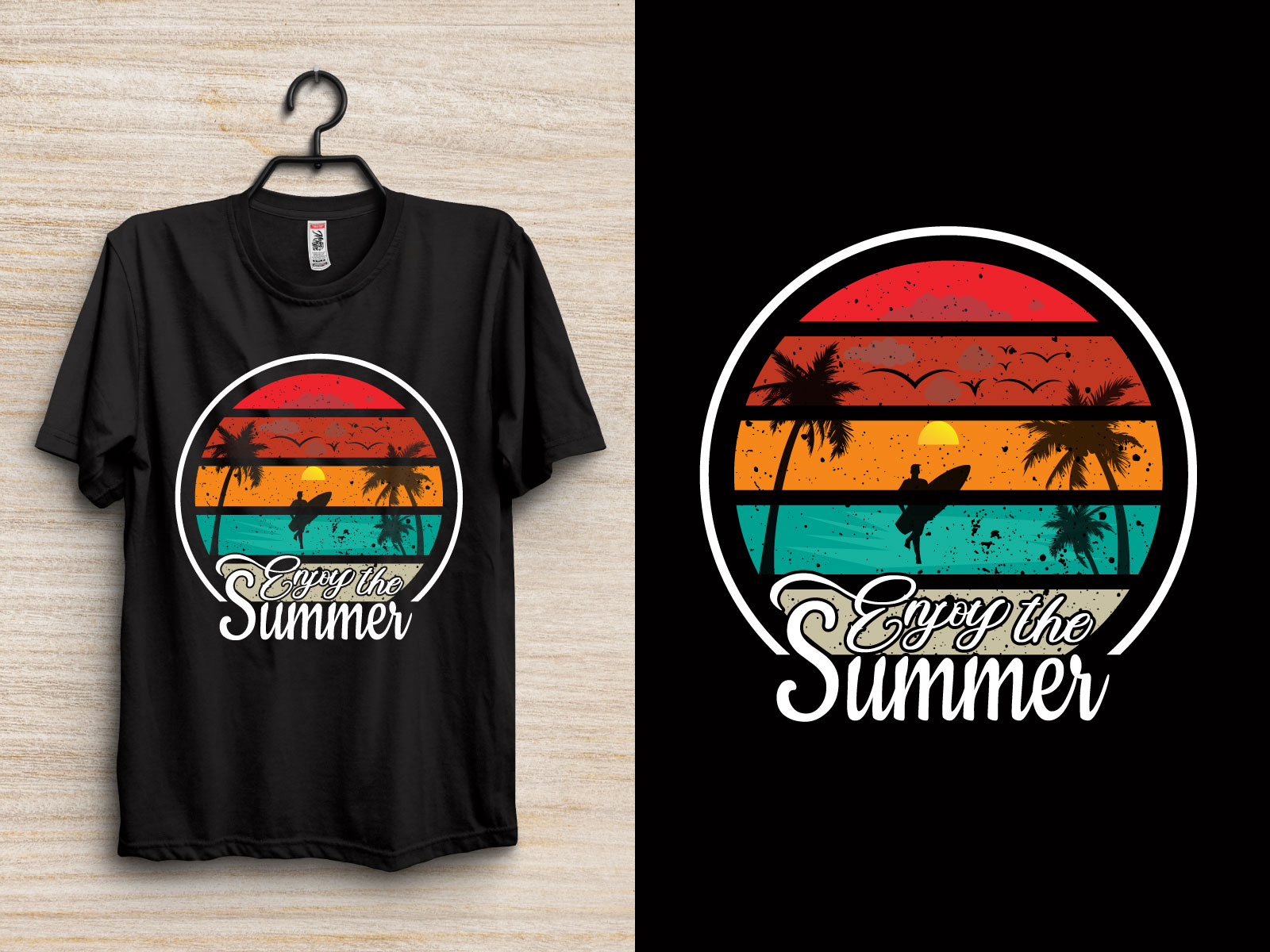 Summer Vibes T-shirt Design by Md Mahadi Hasan on Dribbble