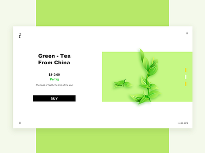 Tea article blog design fireart graphic illustration news page studio ui ux web