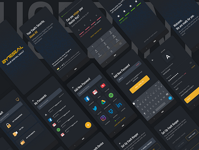 Digital Vault UI product design uiux ux