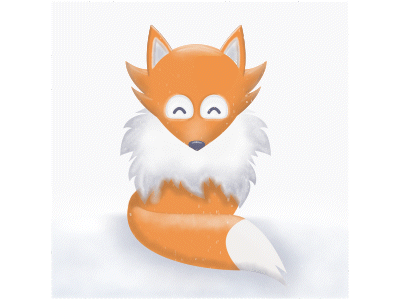 FOX Design 2d animal animation design fox gif illustration photoshop