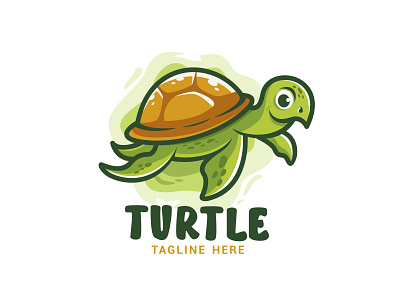 Turtle Logo Vector Template branding design graphic design illustration logo sea turtle vector