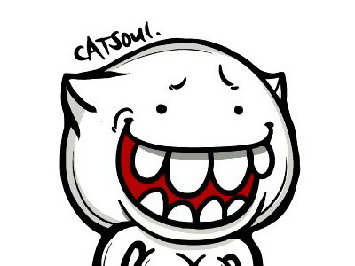 Catsoul expression No.223 art cat catsoul illustration image impression
