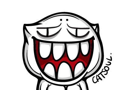 Catsoul expression No.311 art cat catsoul comic illustration impression