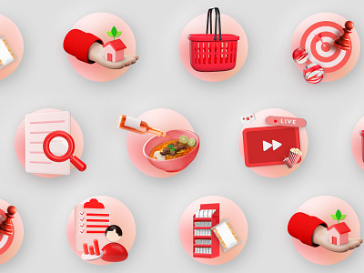 Icon Exploration for Shopping App