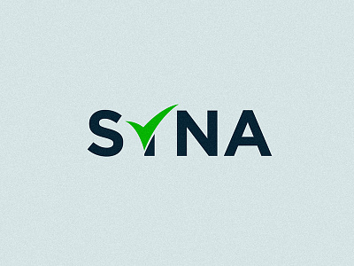 Syna brand logo typography