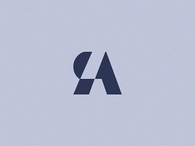 R A brand letters logo logotype typography