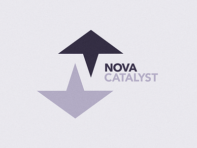 Nova 02 blue brand logo logotype nova typography