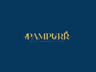 Pampurr Feline Grooming & Spa Logo