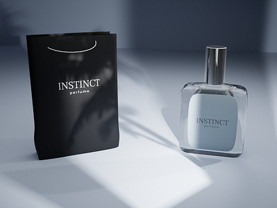 Perfume Mockup Blender3d