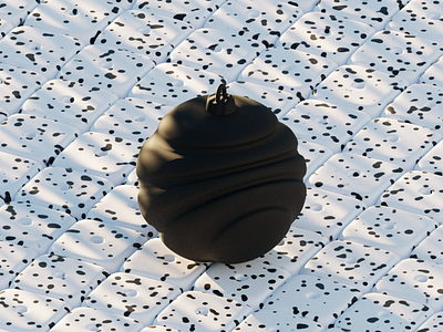 tree decoration 3d blender mockup