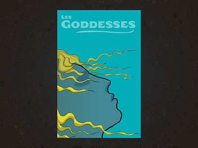 Blue Goddess | Illustration fantasy art goddess greek myth illustration poster art posters venus