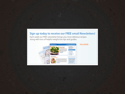 Newsletter Promo | Weightwatchers.com banners graphic design graphics mastheads newsletter promotion web graphics