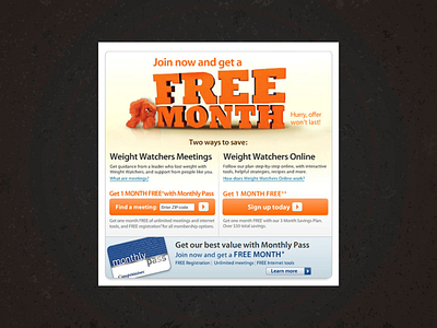 Homepage Hungry Campaign  | WeightWatchers