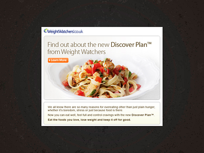 Email Marketing UK | WeightWatchers.com branding design ecrms email marking email promotions graphic design graphics mastheads web graphics