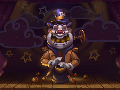 Dr Fortuno Machine animation circus clown feature gamble game animation lottery slot slot game slot machine yggdrasilgaming