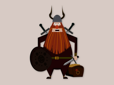 Viking barbarian cartoon character danish design graphic design history icealnd illustration man nordic normand norse ragnar scandinaian skol stickers valhalla viking warrior