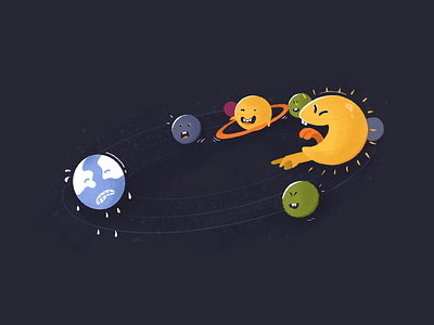The Brave Blue art brave earth character concept crying design dribbble earth funny global warming graphic graphic design illustration illustrator laughing solar system