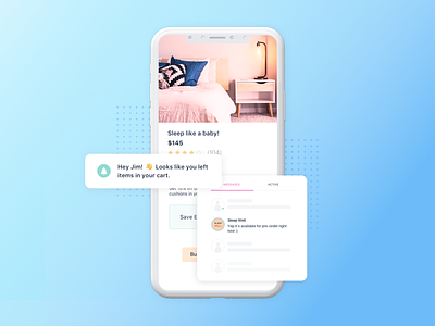 Push Notification app character design dribbble graphic design home illustration message minimal mobile notification product page push notification typography ui ux vector web website whitespace