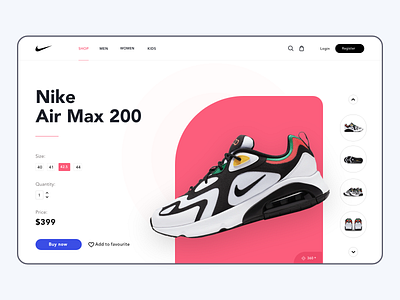 Nike / Website Concept